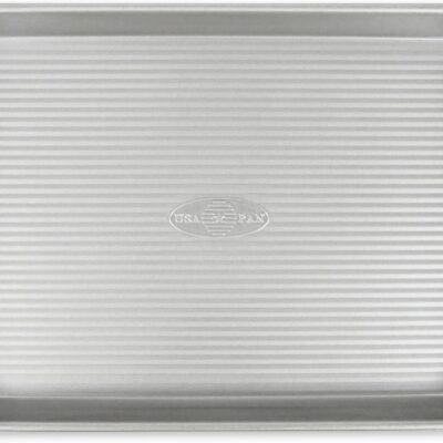 USA Pan Bakeware Quarter Sheet Pan, Warp Resistant Nonstick Baking Pan, Made in the USA from Aluminized Steel