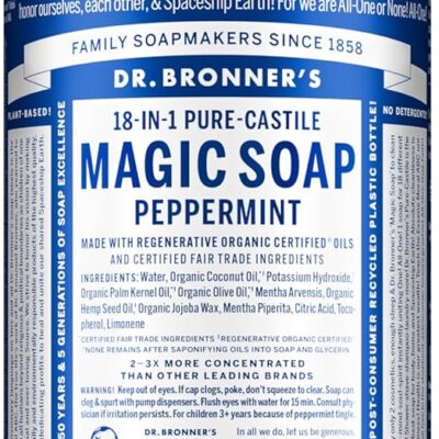 Dr. Bronner's Pure-Castile Liquid Soap 32oz Peppermint