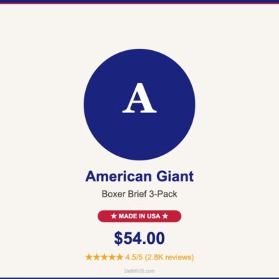 American Giant Classic Boxer Brief 3-Pack