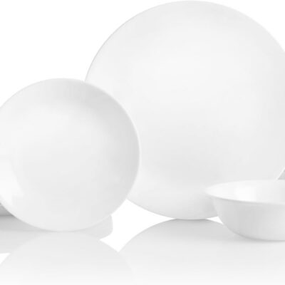 Corelle Winter Frost White 18-Piece Dinnerware Set