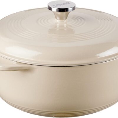 Lodge 4.5-Quart Enameled Cast Iron Dutch Oven