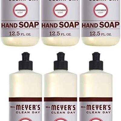 Mrs. Meyer's Hand Soap and Dish Soap Lavender Set