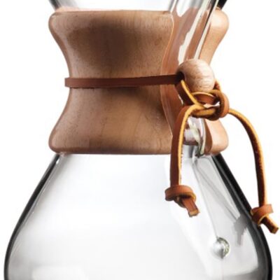 Chemex Classic Pour-Over Glass Coffeemaker 6-Cup