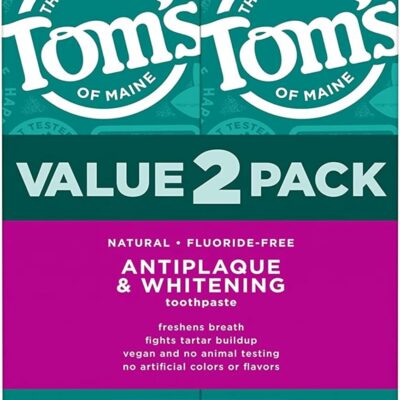Tom's of Maine Natural Toothpaste Peppermint (2-Pack)