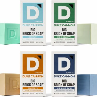 Duke Cannon Big Brick Bar Soap 4-Pack