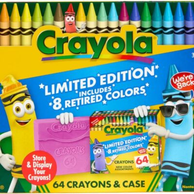 Crayola 64-Count Crayons with Sharpener