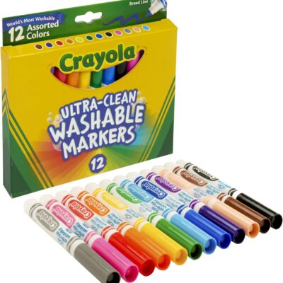 Crayola Washable Broad Line Markers 12-Count