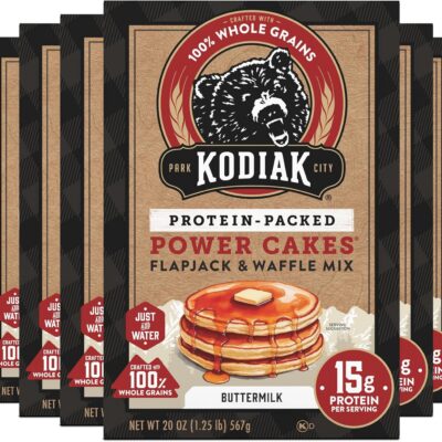 Kodiak Cakes Buttermilk Protein Pancake Mix 20oz (6-Pack)